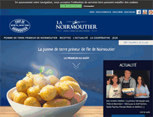 Tablet Screenshot of lanoirmoutier.com